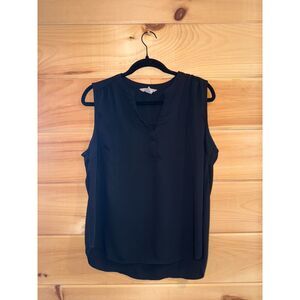 Women's Black Tank Top Blouse